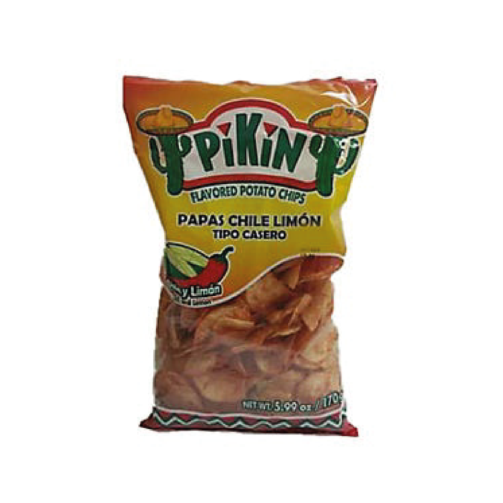 PIKIN PAPAS CON CHILE Y LIMON 16 CT