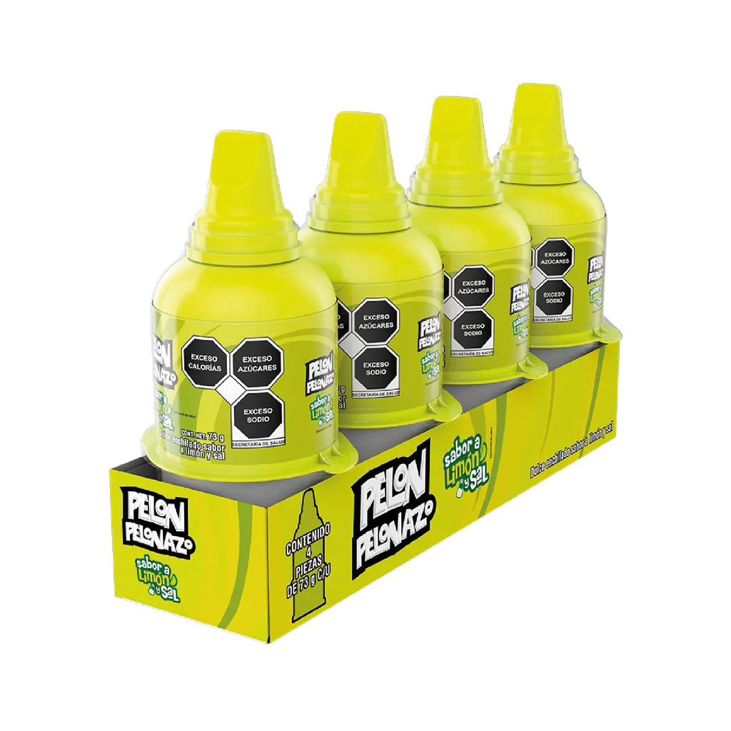 PELONAZO LIMON Y SAL TRAY 12/4CT