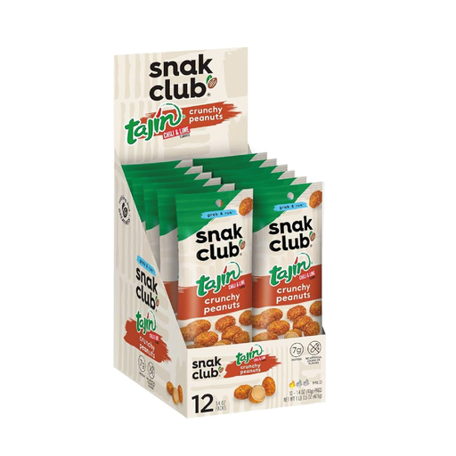 [087076897390] TAJIN CRUNCHY PEANUTS SS 12 CT