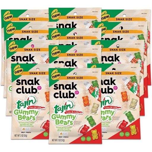 [087076899066] SC-SS-TAJIN GUMMY BEARS 2oz/12