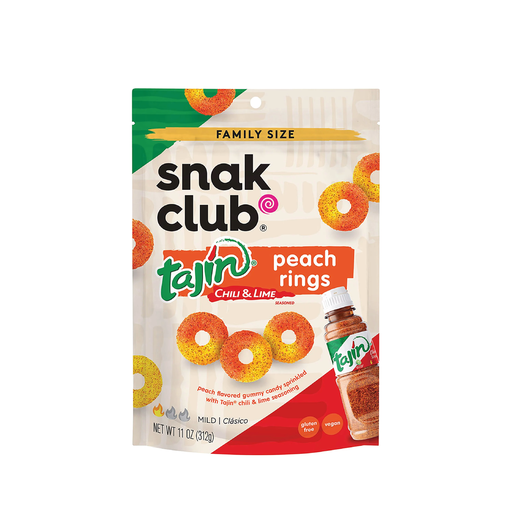 [087076656478] SC-FS TAJIN PEACH RINGS 11oz/6
